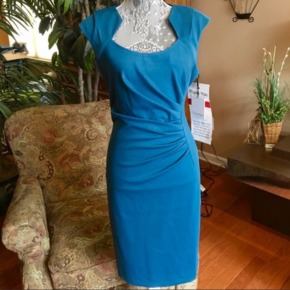 Calvin Klein cap sleeve dress
